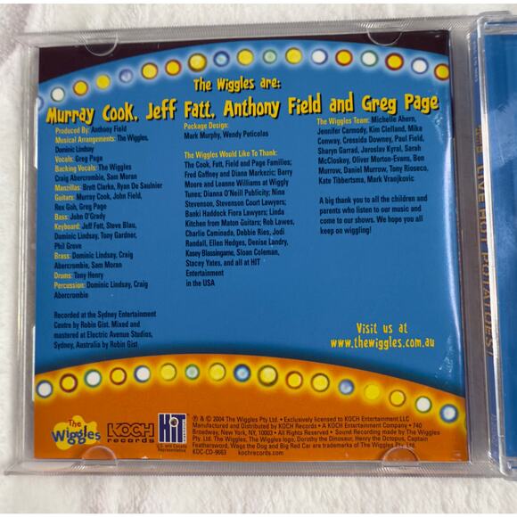 The Wiggles – Live Hot Potatoes! CD 2004 Koch Records Kids Music Family Songs - Picture 4 of 7